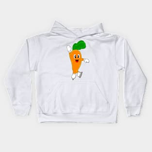 Carrot Ice skating Ice skates Winter sports Kids Hoodie